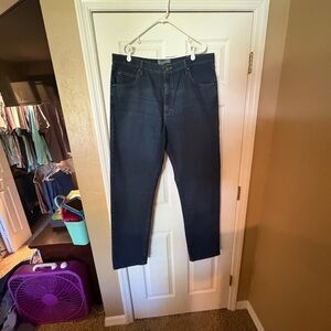 Wrangler Men's Dark Blue Straight Jeans